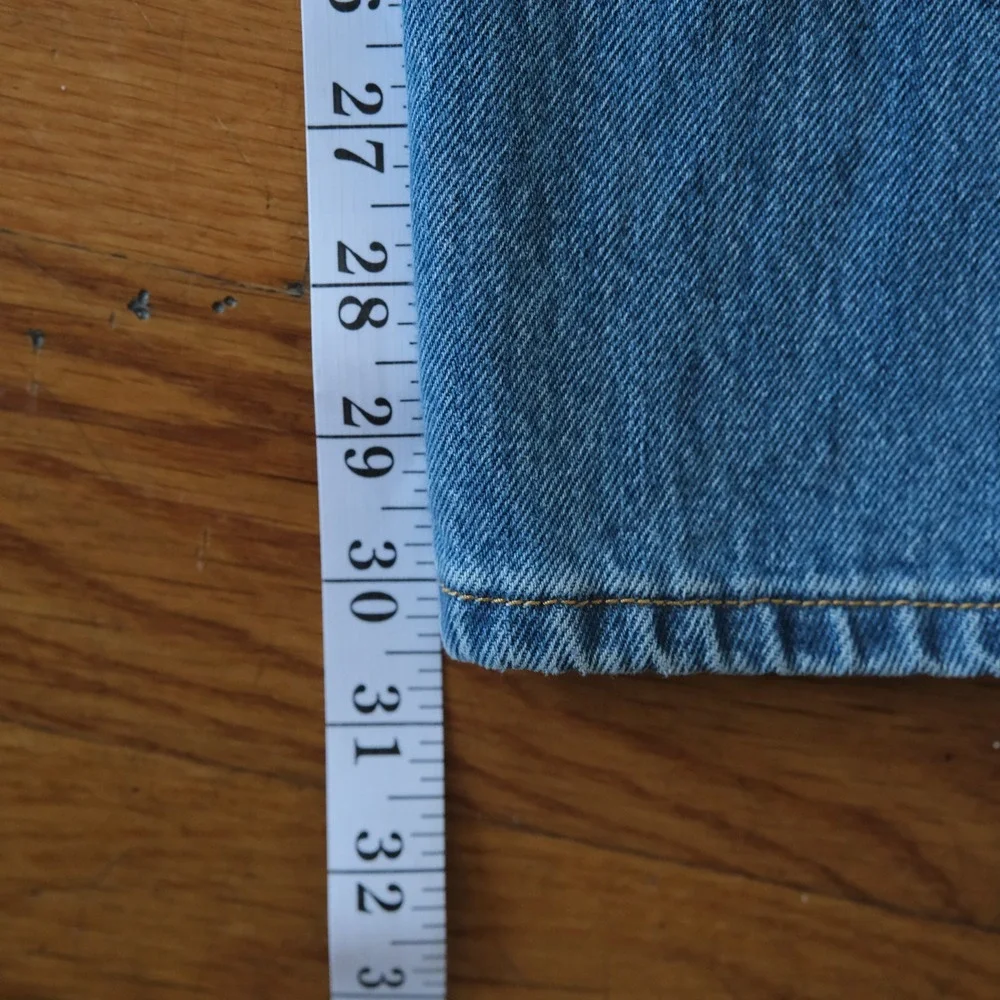Levi's 501 Jeans Men Blue Original Fit Button Fly Straight Leg 31x30 Casual